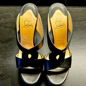 Christian Louboutin platform wedge shoes